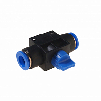 Фитинг RF-SHVFF10-10 для пластиковых трубок с краном 10x10мм ROCK FORCE /1 NEW